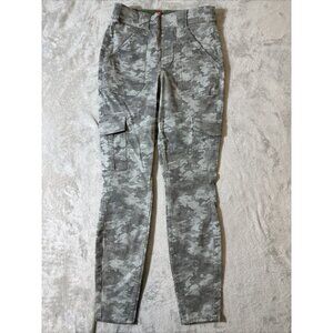 Women’s Spanx Cargo Style Camo Pants Gray Medium